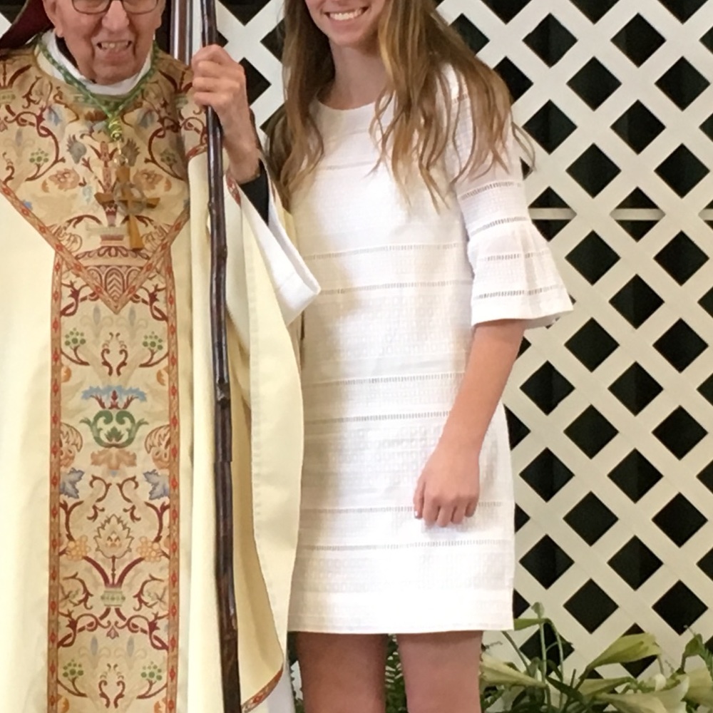 White J. Crew Dress